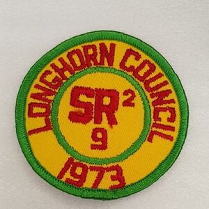 Vintage Sew on Patch: Boy Scouts of America Sid Richardson Scout Ranch Patch